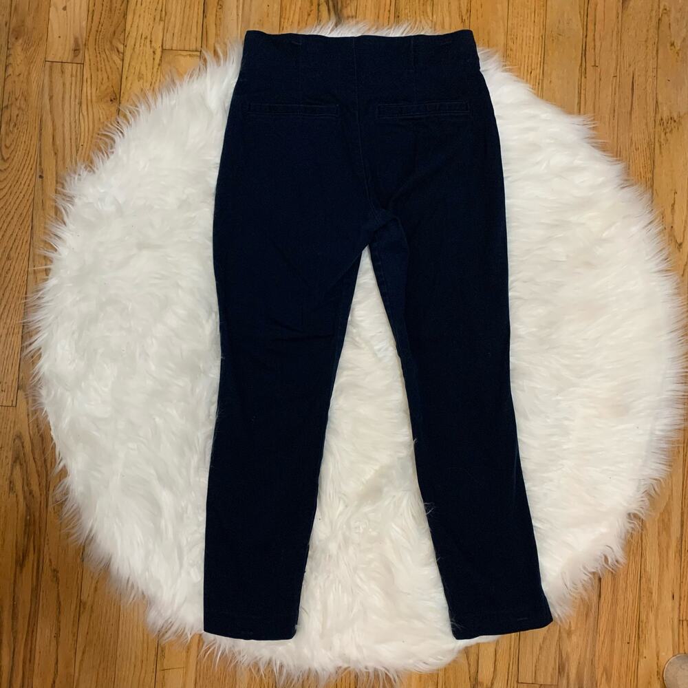 Old Navy navy blue flat front slim fit WOW Pants size 8